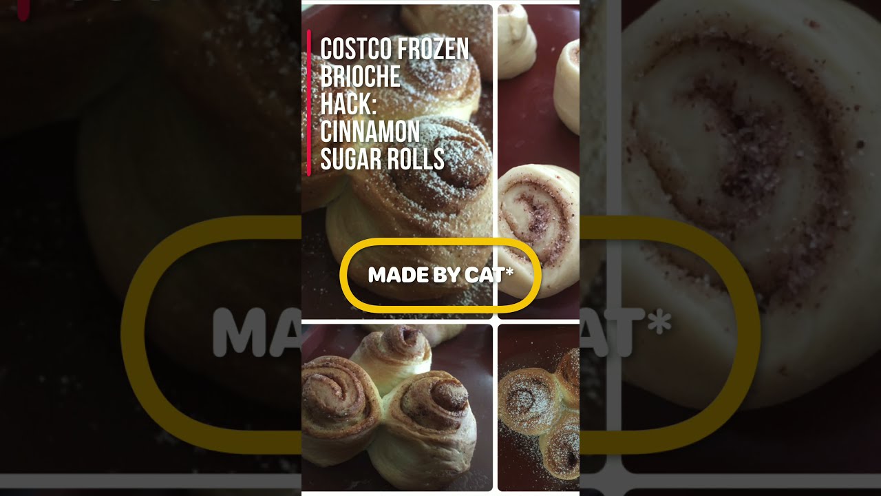 Costco Frozen Brioche Dough Hack Cinnamon Sugar Rolls MadeByCat* 