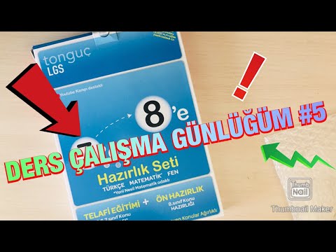 DERS ÇALIŞMA GÜNLÜĞÜM