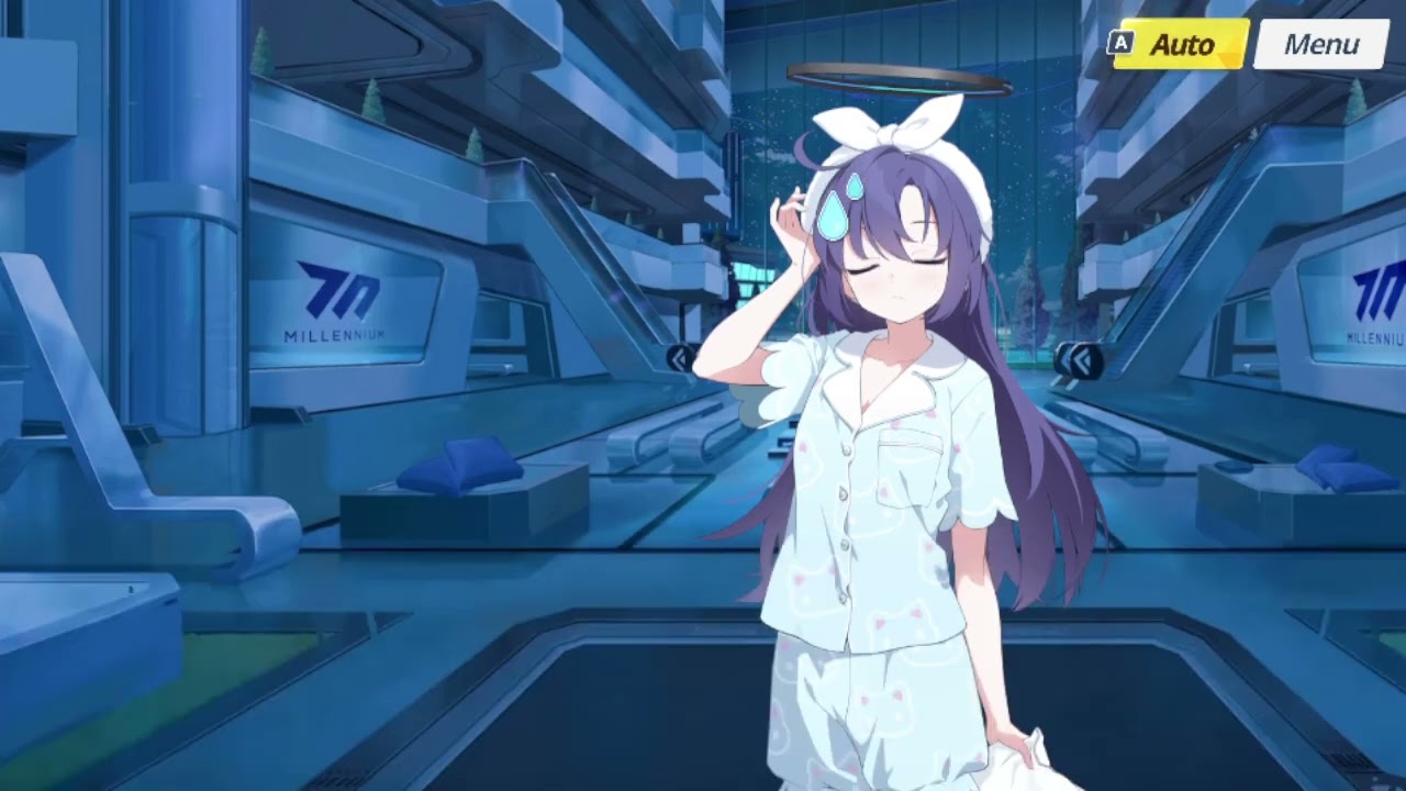yuuka BA 26 4_4 Yuuka (Pajamas) EP 02 An Adventure Chasing Electric