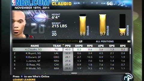 NBA 2K11 My Player Introduction