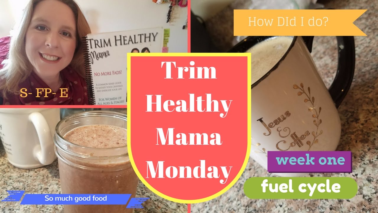 Trim Healthy Mama Monday Fuel Cycle check in Going well YouTube