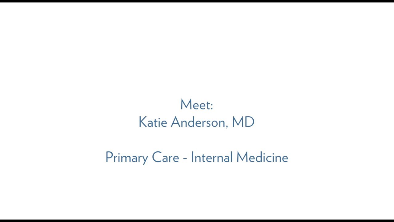 Katie Anderson Md Primary Care Internal Medicine Musc Health
