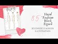 Part-3 How to draw 8.5 Head Fashion Block Figure | Step by step Measurements and Body Proportions.