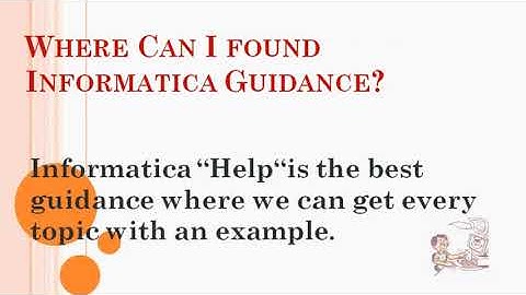 Informatica Online Training Introduction for Beginners   Tutorial