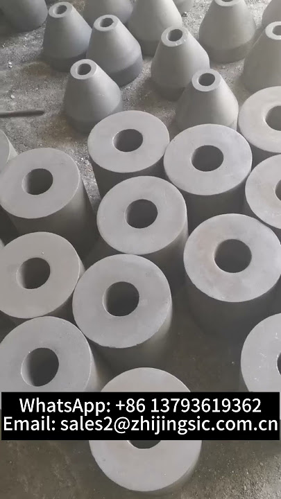 Silicon Carbide Wear-resistant Tube /Silicon Carbide Sandblasting Nozzle #SISIC #mine#refractory