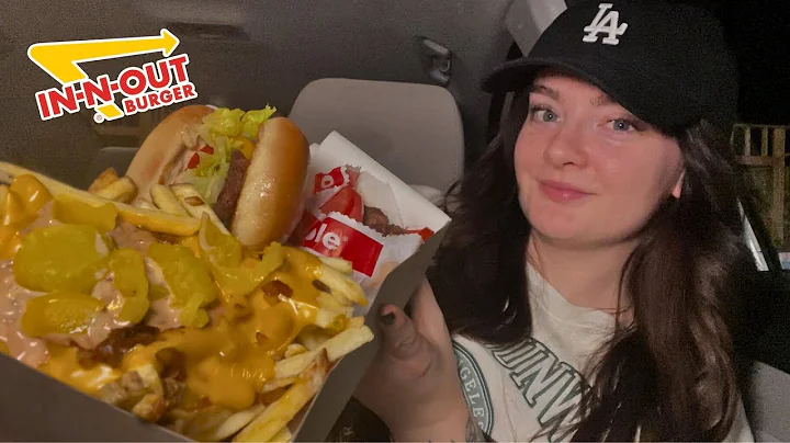 ASMR late night in-n-out mukbang 🍔🍟