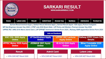 Sarkari Result Website Clone Using HTML CSS in 30 Minutes || Free Source Code || Player Of Code🎬