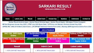 Sarkari Result Website Clone Using HTML CSS in 30 Minutes || Free Source Code || Player Of Code🎬 screenshot 5