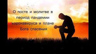 О посте и молитве в период пандемии коронавируса и плане Бога спасения ...Гость из России