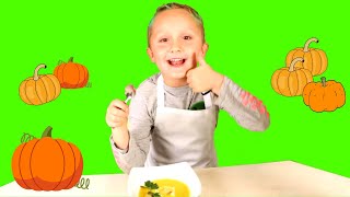 Maxi Makes Pumpkin Soup | Kids Cooking Videos With Real Food