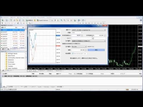 OANDA MetaTrader4 新規取引- 指値注文
