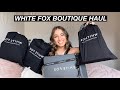MASSIVE WHITE FOX BOUTIQUE TRY ON HAUL! FIRST IMPRESSIONS + $50K CASH GIVEAWAY