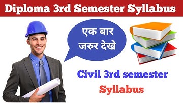 Diploma civil 3rd semester syllabus