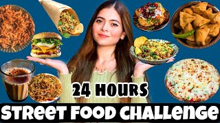 I only ate Street Food challenge for 24 Hours || 365Days 365Vlogs Challenge || Shilpa Chaudhary