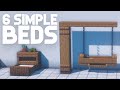 Minecraft: 6 Very Simple BED Designs