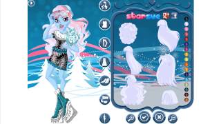 Elsa The Snow Queen & Art Class Abbey Dress Up Game Preview screenshot 5