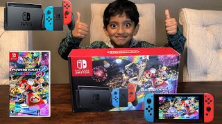 2020 Nintendo Switch Unboxing & Set Up Mario Kart 8 Deluxe Bundle