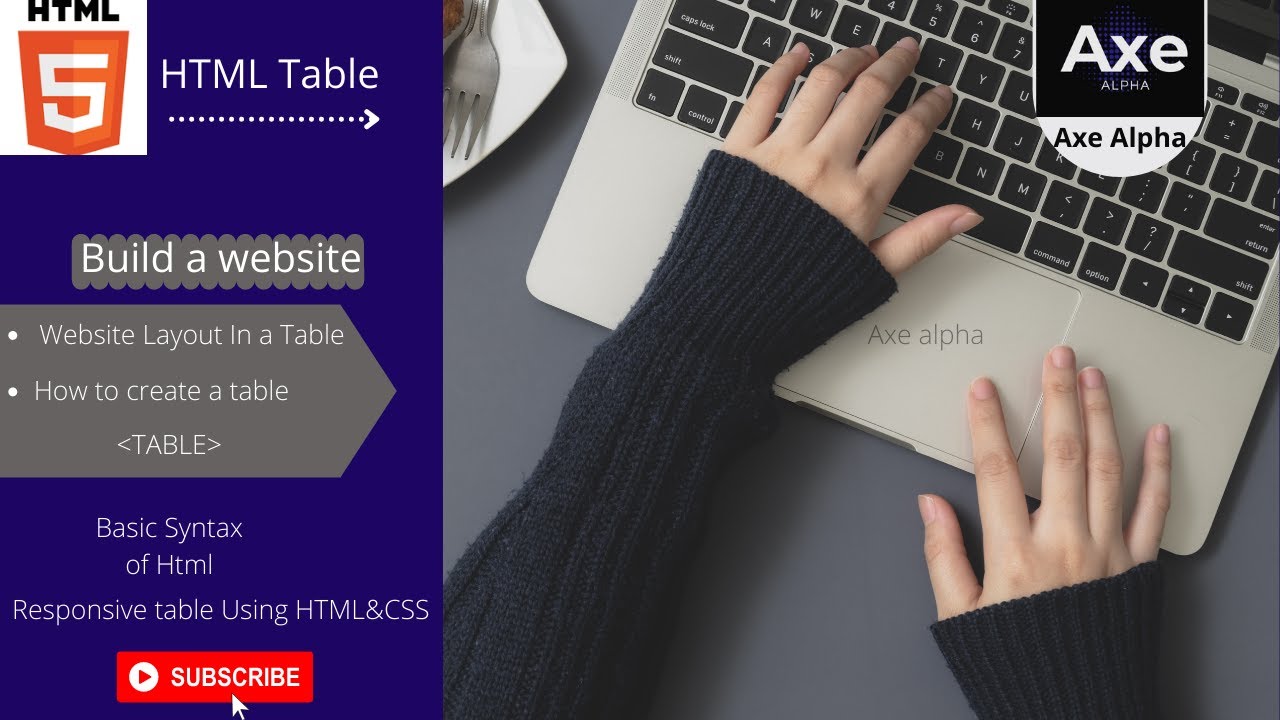 HTML Table Tag Tutorial in Hindi / Urdu - Part I /How To Make ...