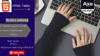 HTML Table Tag Tutorial in Hindi / Urdu - Part I /How To Make Responsive Table Using HTML & CSS