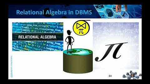 XII CS CH-11 DATABASE CONCEPTS (Relational Algebra)