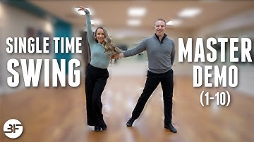 Single Time Swing Moves | Swing/Jitterbug Master Demo (1-10)