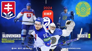 TAK TOTO SOM OD SLAFKOVSKÉHO NEČAKAL... | SLOVENSKO VS KAZACHSTAN | MS 2024 | NHL 24 | PS5 | CZ/SK