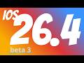 iOS 26.4 beta 3: Les non nouveautés d'iOS 26.4 sur votre iPhone!