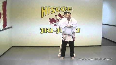How to escape from a Bear Hug Over the Arms from the Rear - Hiscoe Jiu Jitsu