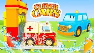 Car cartoon for kids & cars cartoons full episodes. Clever cars. Lights for street vehicles & trucks by Clever Cars 3,444,507 views 1 year ago 33 minutes