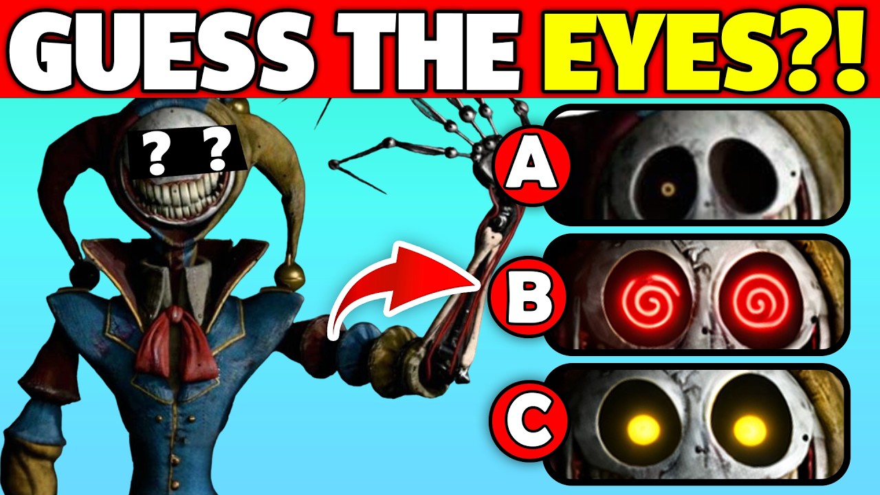 Сможете угадать глаза Пототипа? 👀 | Викторина по частям тела из 5 главы «Время игр Поппи»! | Попп...