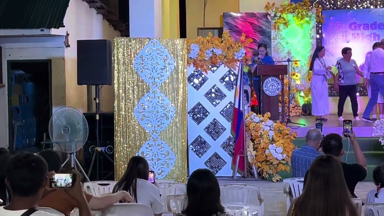 Maxine’s Recognition April 11, 2025, St. Peter’s Academy Grade 9