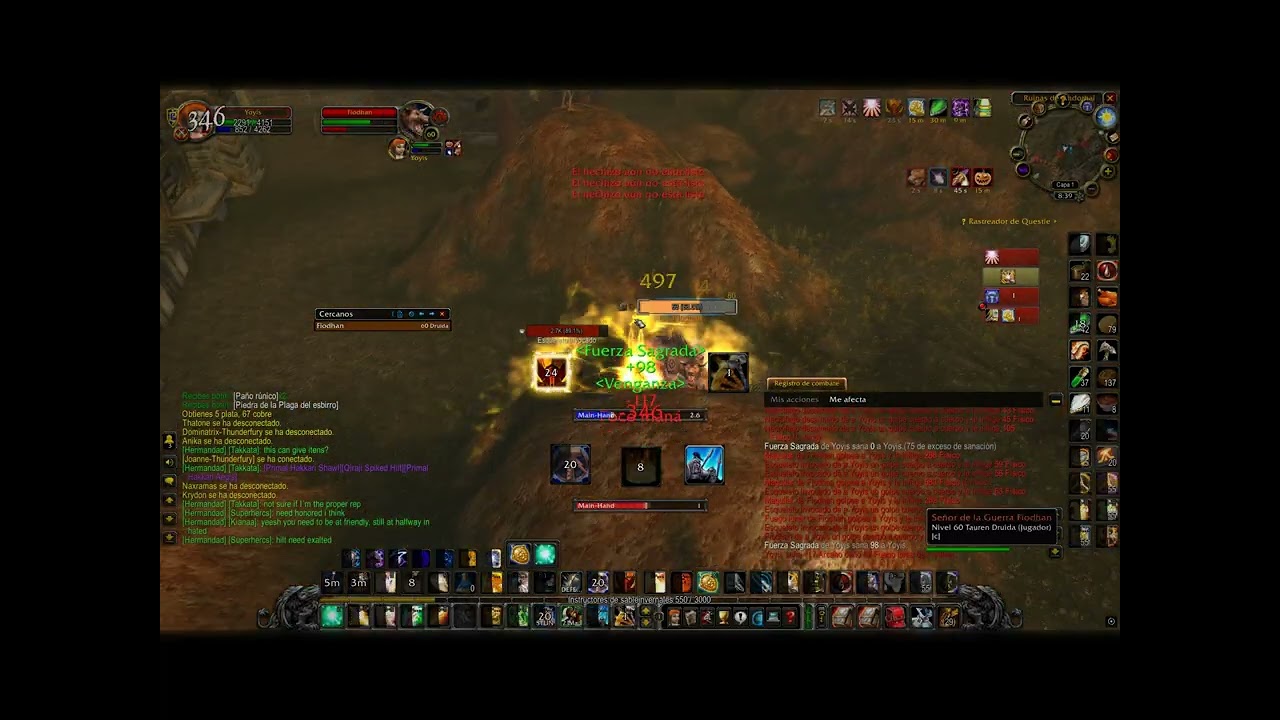 World of Warcraft Classic, Ret Paladin vs Feral Druid