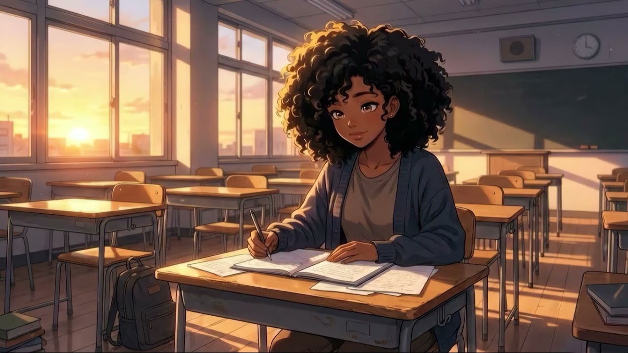 Sunlit Empty Classroom Lofi for Study 📝 | #lofihiphop #chillhop #studybeats