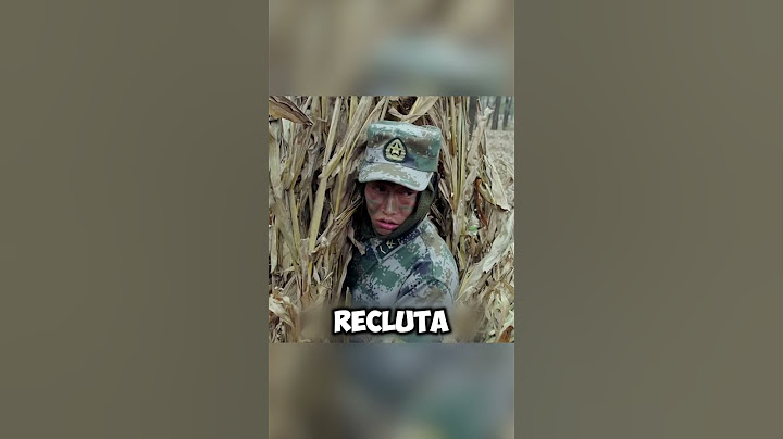 Los reclutas están pasando por un entrenamiento de ocultación #movie