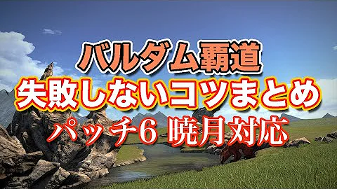 バルダム 攻略