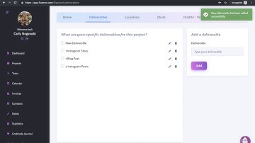 Project Deliverables