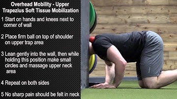 Overhead Mobility - Upper Trapezius Soft Tissue Mobilization