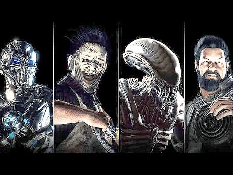 Mortal Kombat X Alien, Leatherface, Triborg, Bo Rai Cho Fatality Fatalities Brutalities Compilation