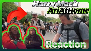 They Too Cold! Unscripted Freestyles In NYC with ARIatHOME (reactions)