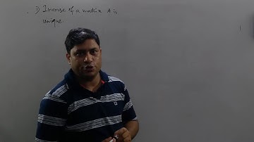 12  Singular and Non Singular Matrix