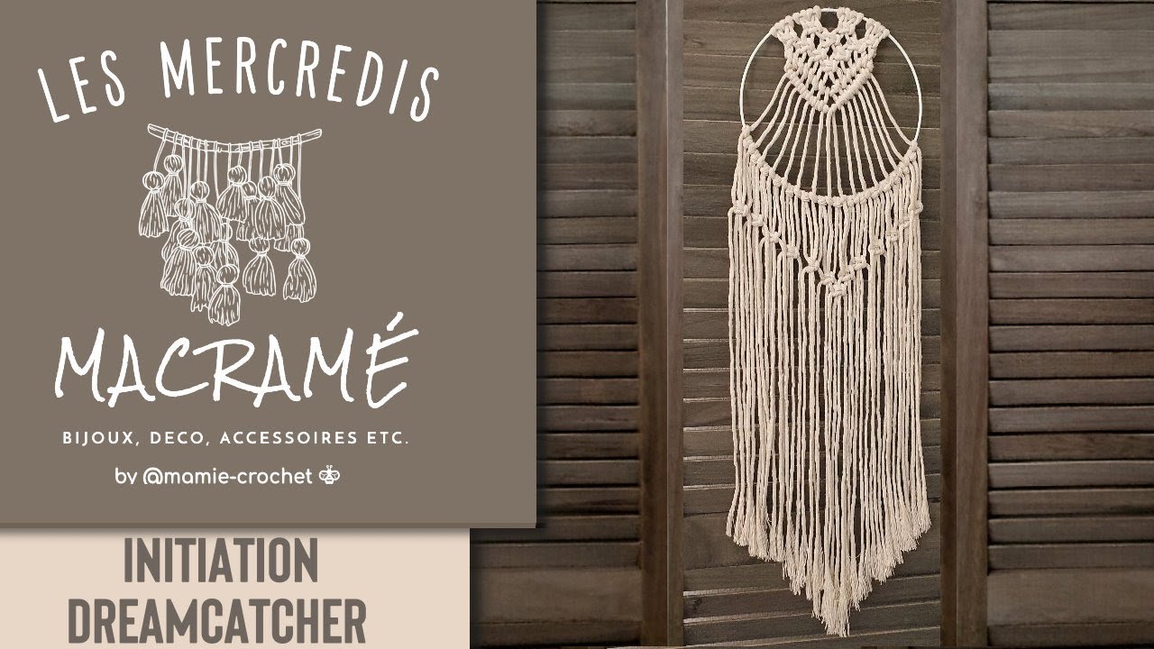 Attrape Rêve Geant Macramé - Atelier Macramé