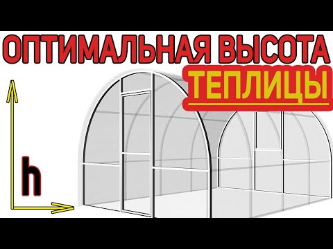 Какая должна быть оптимальная высота теплицы?