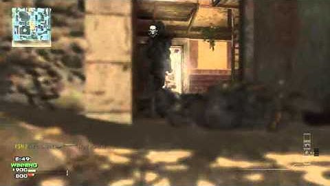 ☆MW3 - Throwing Knife C4 Explosion Midair w/ Killcam☆