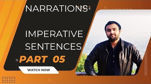 Narrations| Imperative Sentences| Part Five #grammar #imperativesentence #narration #directindirect