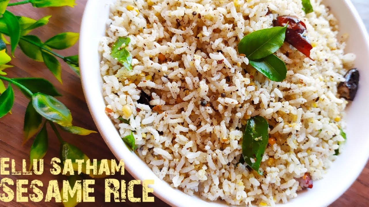 Sesame Rice | Ellu satham | Nuvvula Annam | Til Rice | Vrat recipe ...