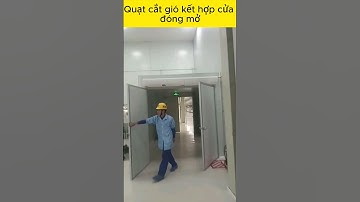 Quạt cắt gió tích hợp cửa đóng mở thường|MECISaiGon #shorts