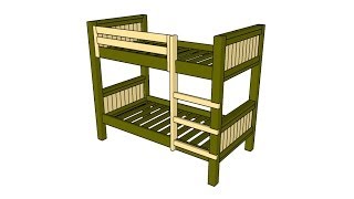 http://www.howtospecialist.com/finishes/furniture/how-to-build-a-bunk-bed/ SUBSCRIBE for a new DIY video almost every single 