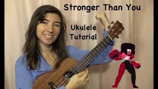 Stronger Than You Steven Universe Ukulele Tutorial