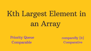 Kth Largest Element in an Array