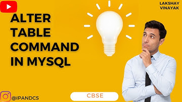 alter table command in #mysql | DDL| class 12| ip | cs |computer Science